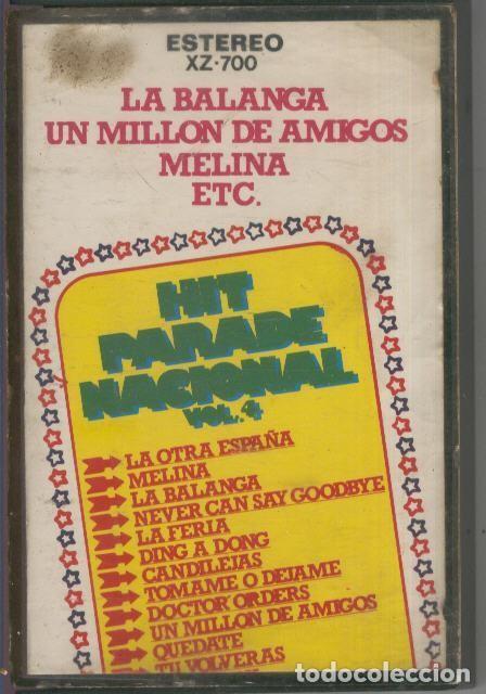 Libri antichi: Cinta Casete: HIT PARADE NACIONAL - VOL.04 - Varios