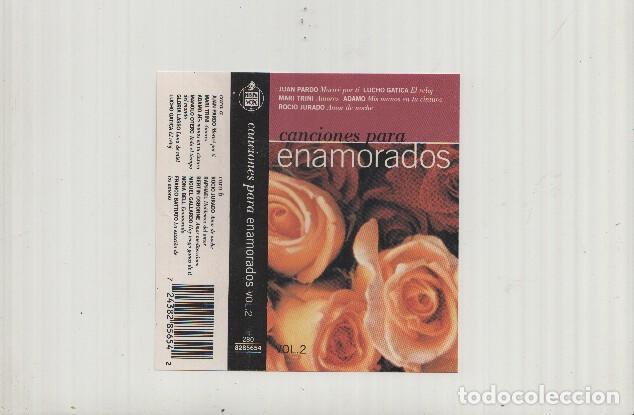 Livros antigos: Caratula Casete: CANCIONES PARA ENAMORADOS - Volumen 2 / Recopilatorio - Varios