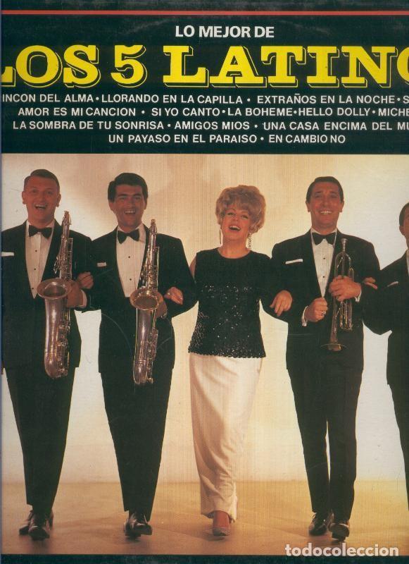 Libros antiguos: LP: Los 5 latinos. Lo mejor de los 5 latinos. - Los 5 latinos
