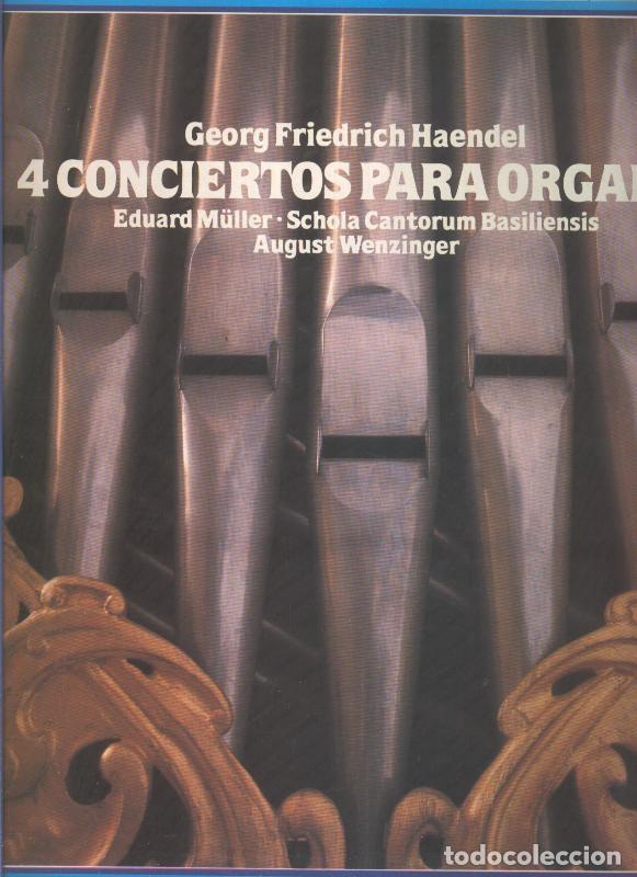 Antiquarische B&uuml;cher: Disco LP: 4 conciertos para organos de la Schola cantorum Basiliensis - Varios