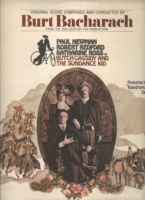 Libros antiguos: Disco LP: Butch Cassidy and The Sundance Kid , banda sonora original - Varios