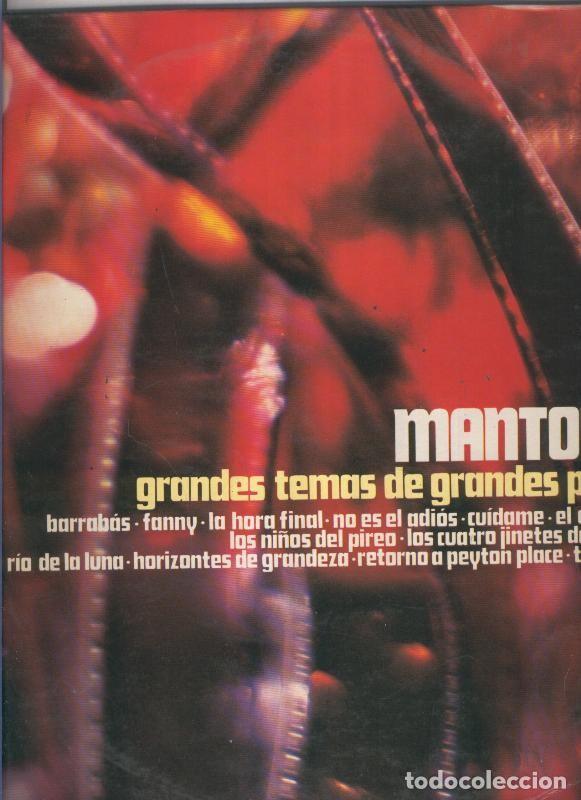 Livres anciens: Disco Lp- Mantovan grandes temas de grandes peliculas - varios
