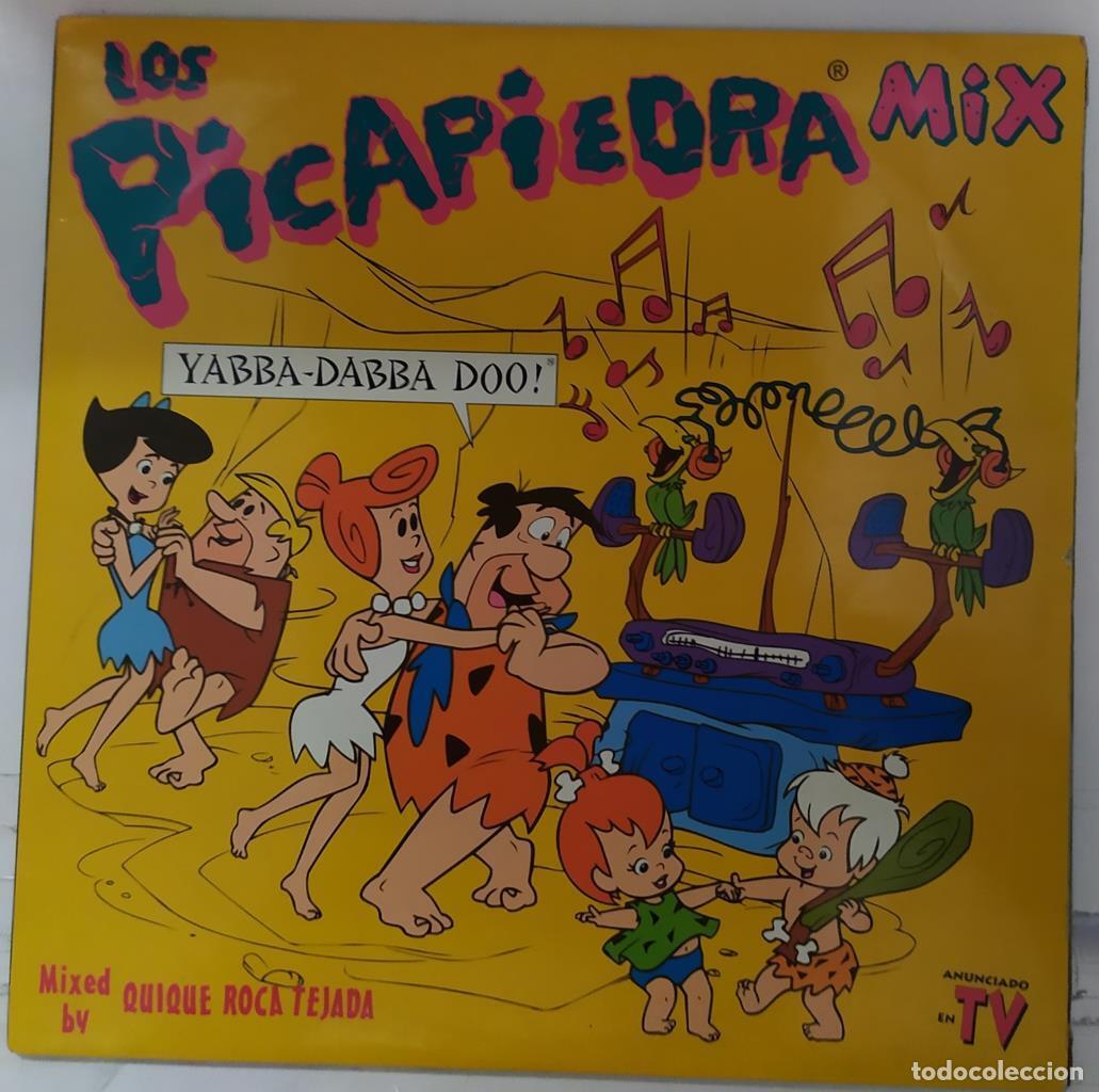 Livres anciens: Doble Disco/Vinilo-LP: Los picapiedra - Yabba-Dabba Doo - Varios