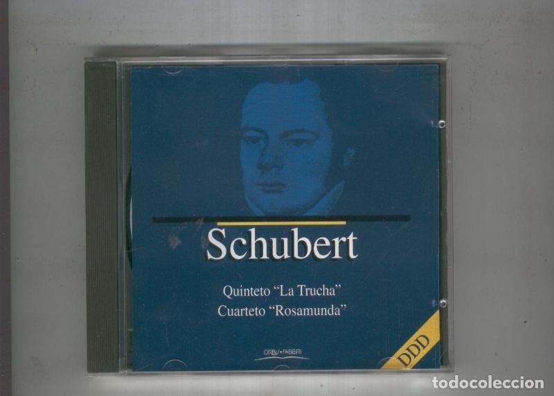 Livros antigos: CD: Schubert quinteto LA TRUCHA y cuarteto ROSAMUNDA - Berlioz
