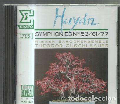 Livres anciens: CD MUSICA: HAYDN: Symphonies N&ordm; 53/61/77 -