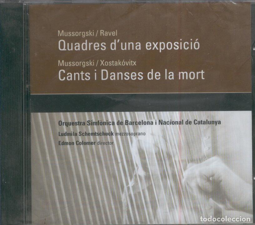 Libri antichi: CD Musica: QUADRES D,UNA EXPOSICIO, I CANTS I DANSES DE LA MORT - Mussorgski, Ravel y Xostakovitx