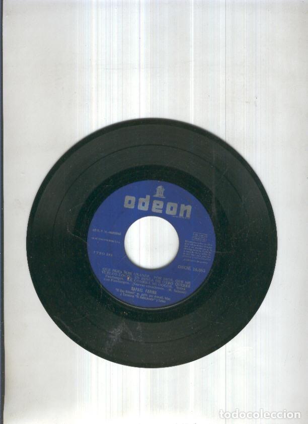 Livros antigos: Disco Vinilo Single 45rpm: RAFAEL FARINA - Que pena mas grande - RAFAEL FARINA