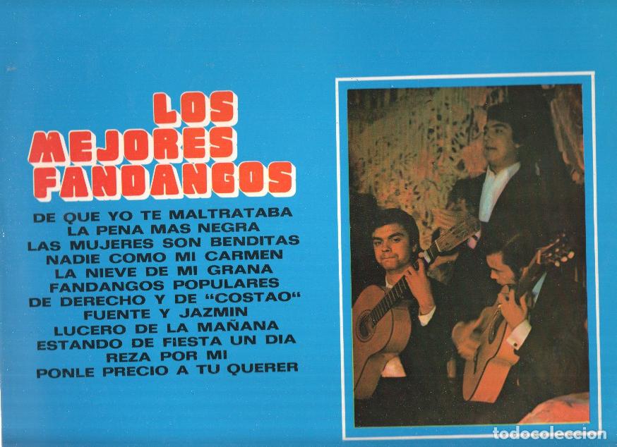 Antiquarische B&uuml;cher: Disco-LP 33rpm: LOS MEJORES FANDANGOS - Fandangos populares - VARIOS