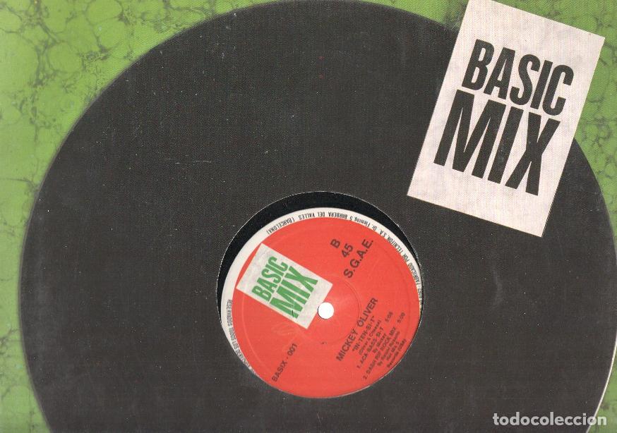 Libri antichi: Disco-LP 33rpm: MICKEY OLIVER - Basic Mix, Limited Edition: IN-TEN-SI-T - Mickey Oliver