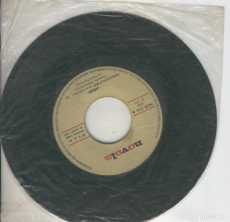 Livros antigos: Disco de 45 r.p.m: Jarcha (sin la funda): Segaores-Nuestra Andalucia - Varios