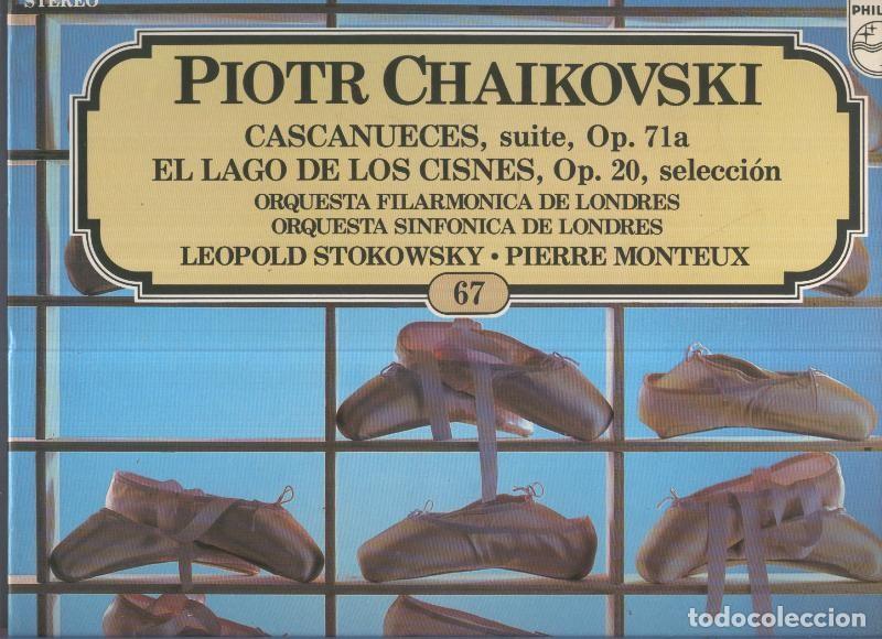 Livros antigos: Disco Vinilo LP: SALVAT DE LOS GRANDES COMPOSITORES Numero 67 - PIOTR CHAIKOVSKI - Piotr Chaikovski