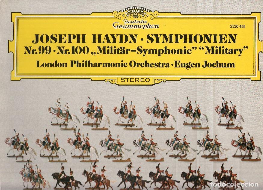 Livros antigos: Disco/Vinilo-LP: HAYDN - Sinfonias Nr.99 y Nr.100 / Orquesta Filarmonica de Londres (Deustche Gramop