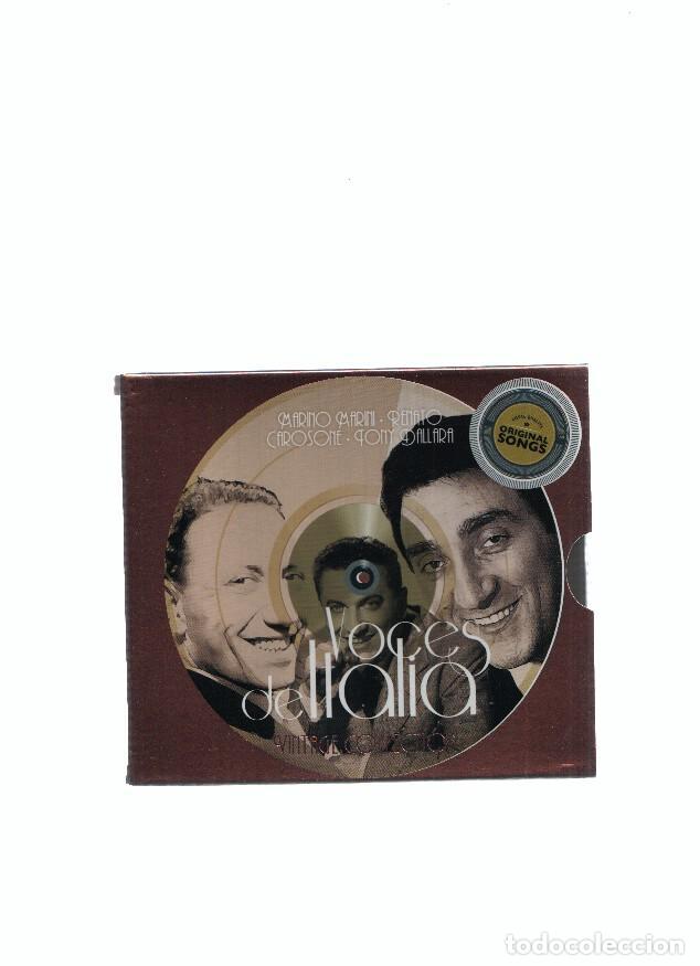 Livros antigos: CD-Musica: VOCES DE ITALIA - Vintage Collection: Renato Carosone, Tony Dallara, Marino Marini (Brisa