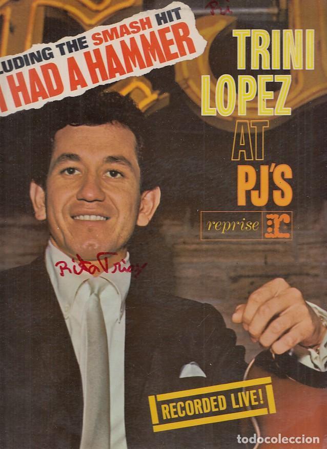 Livros antigos: LP: Trini Lopez at Pjs includiing the smash hit If I had a hammer