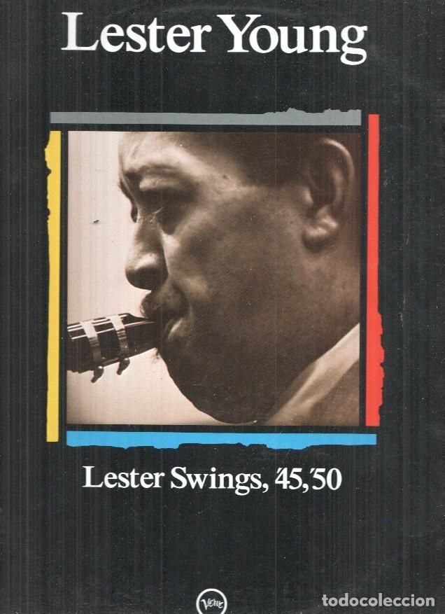 Livres anciens: LP: Lester Young - Maestros del Jazz. Lester Swings 45 50