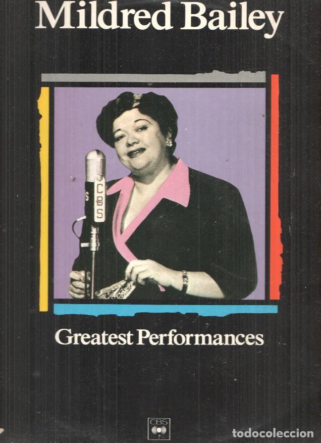 Livros antigos: LP: Mildred Bailey, Greatest Perfomances - Maestros del Jazz