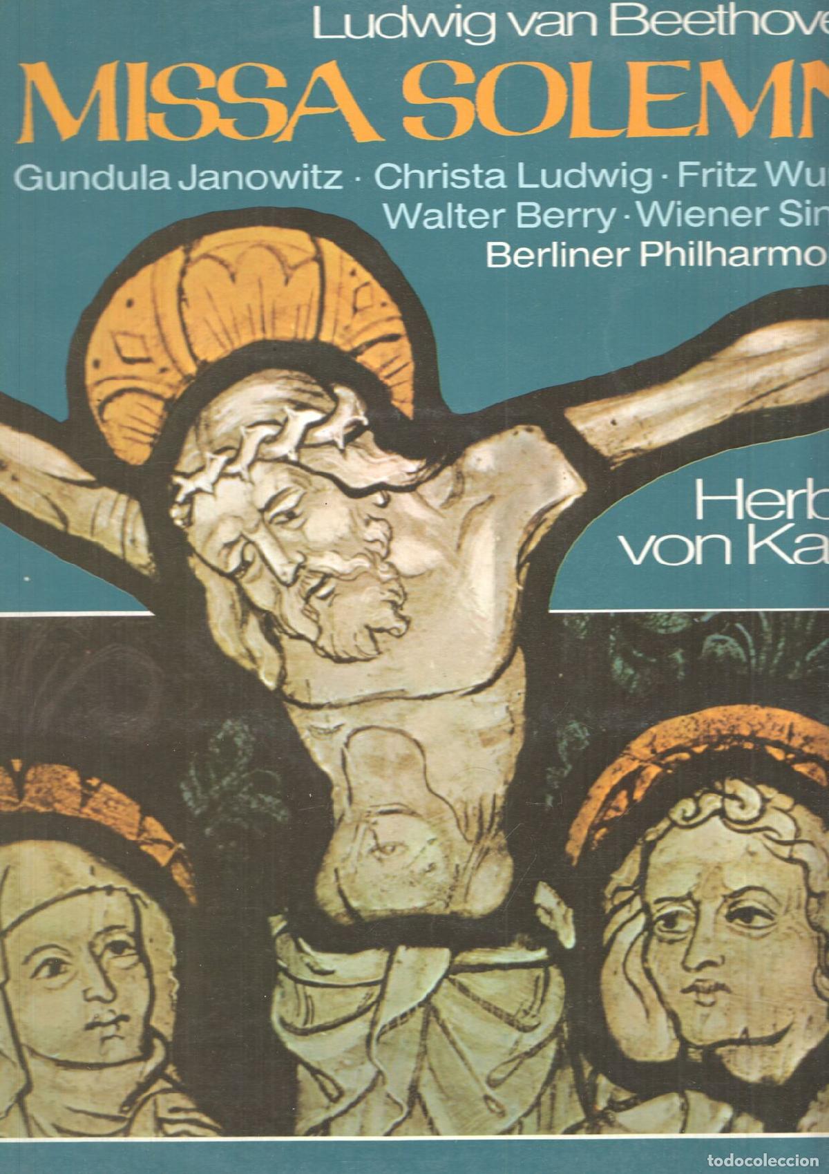 Libri antichi: LP doble: Missa Solemnis, Beethoven - Karajan