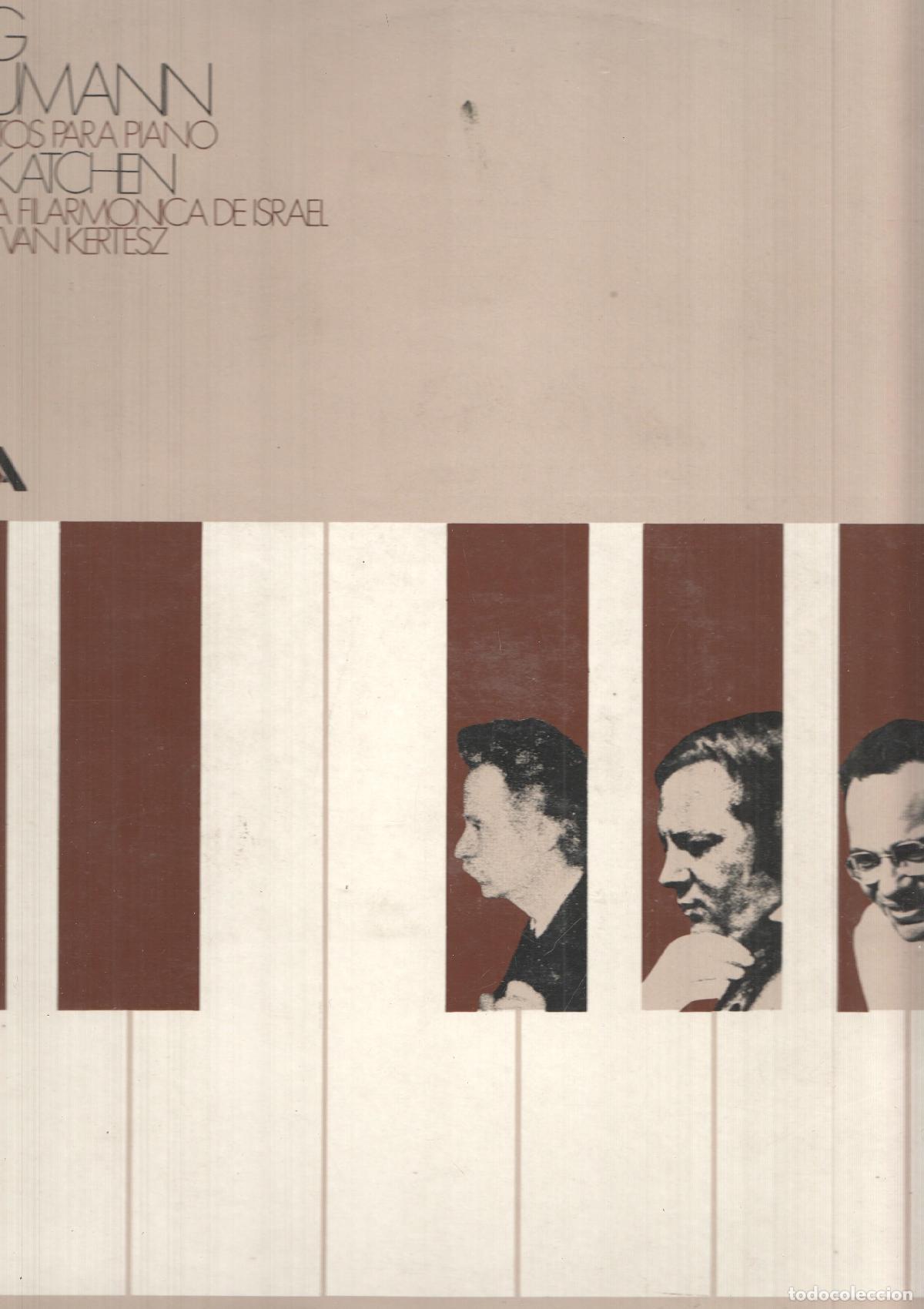 Libri antichi: LP: Grieg, Schumann, Julius Atchen - Conciertos para piano, Orquesta Filarmonica de Israel. Istvan K