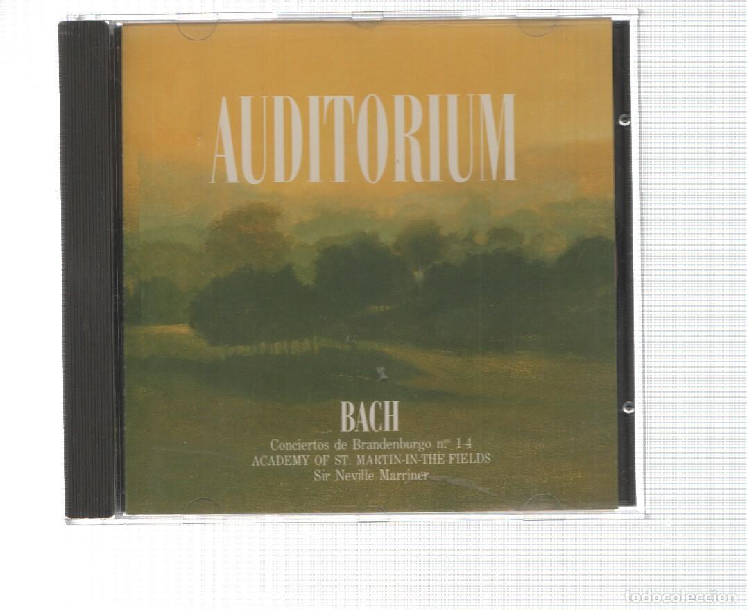 Libri antichi: CD: Emi: Auditorium. Bach - Conciertos de Brandeburgo num 1-4, Marriner.