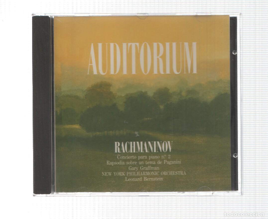 Libri antichi: CD: Sony Music: Auditorium. Rachmaninov - Concierto para piano num 2. Graffman and Bernstein
