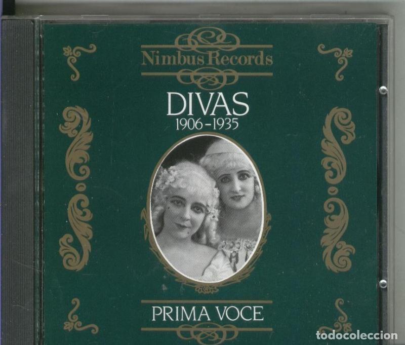 Libri antichi: Prima Voce: Divas 1906-1935 - CD musical - Varios