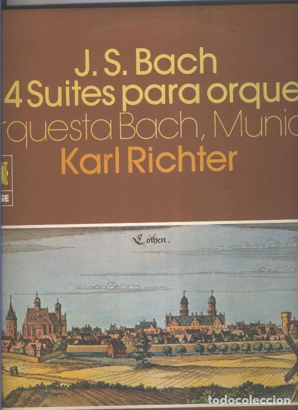 Livros antigos: Disco LP: Orquesta Bach de Munich, Karl Richter, director - Varios