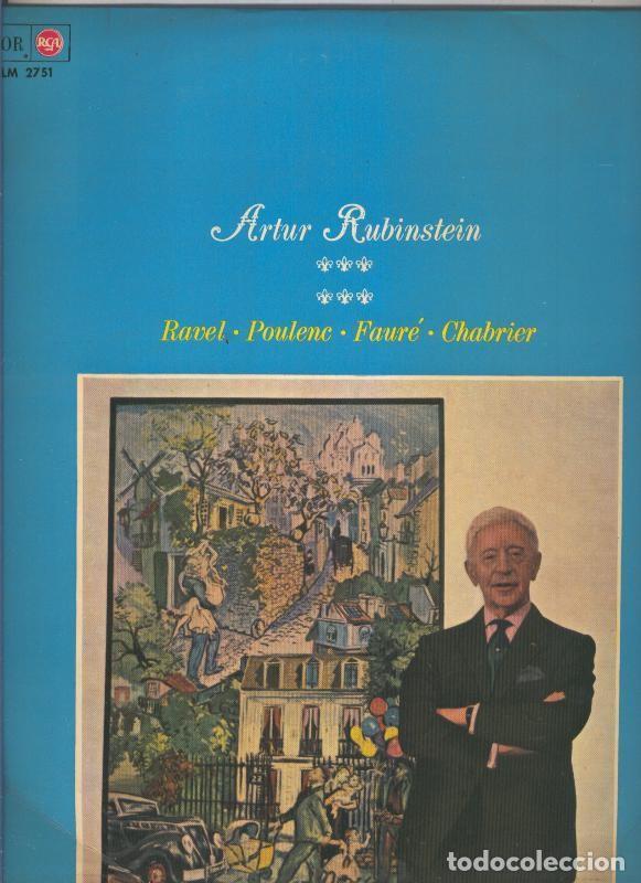 Libros antiguos: Disco LP: Artur Rubinstein un programa frances - Varios - Foto 1