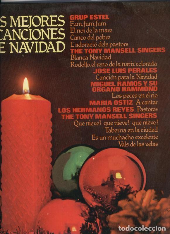 Livros antigos: Disco LP: Las mejores canciones de Navidad - Varios