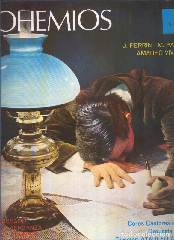 Livros antigos: Disco LP: Bohemios de J.Perrin, M.Palacios y Amadeo vives - Varios