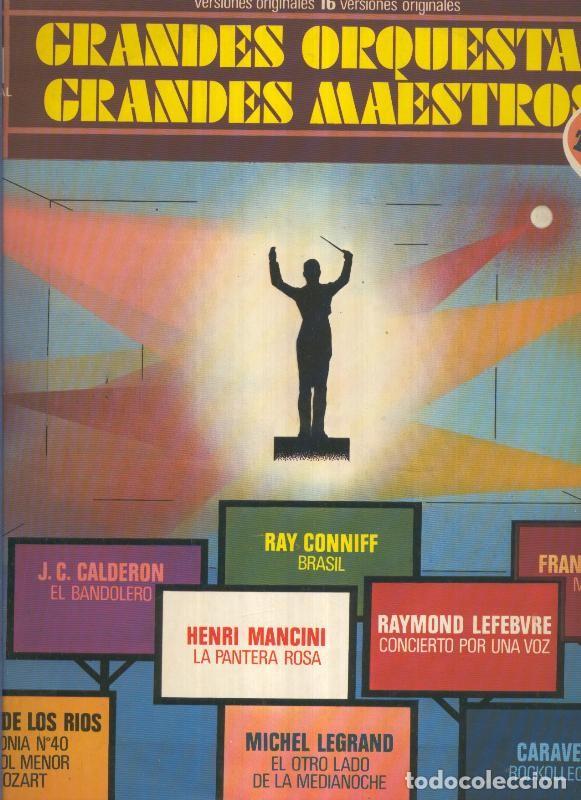 Livros antigos: Disco LP- Grandes orquestas grandes maestros - varios