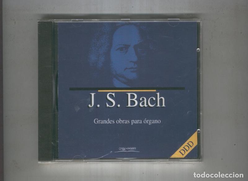 Libros antiguos: CD: J.S Bach Grandes obras para organo - JS BACH
