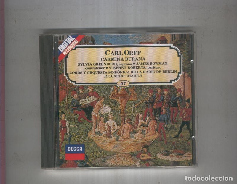 Libros antiguos: CD: CARL ORFF DECCA numero 57 - VARIOS