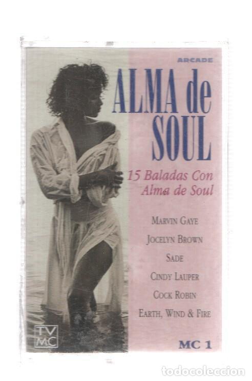 Antiquarische B&uuml;cher: Cinta Cassette: CON ALMA DE SOUL, MC-1 - 15 Baladas con Alma de Soul (Arcade 1996) - Varios