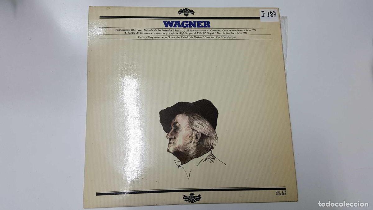Livros antigos: LP: Wagner - Tanhauser, Obertura - Entrada de los invitados, El holandes errante. Coro y Orquesta de