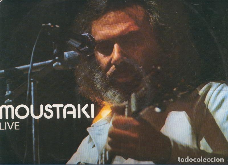 Antiquarische B&uuml;cher: Disco Vinilo LP: GEORGE MOUSTAKI - LIVE - Georges Moustaki