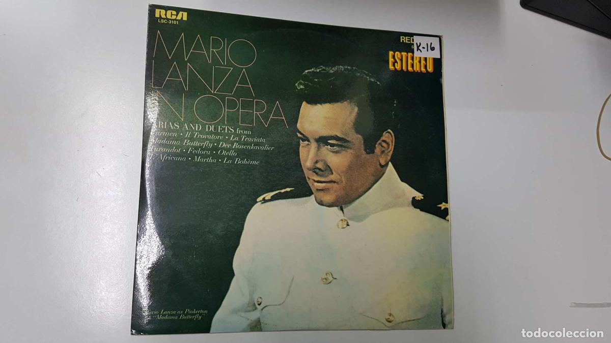 Libri antichi: LP, RCA: Mario Lanza en Opera. Arias and duets from Carmen, il Trovatore, La Traviata, Otello