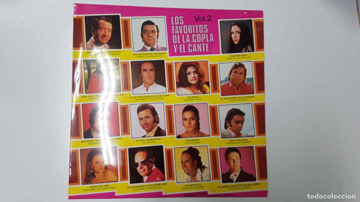 Old books: LP: Los Favoritos de la Copla y el cante vol 2. Fandangos Patrioticos (Juanito Valderrama), Cuatro A