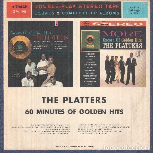 Libros antiguos: Super 8/Cinta 3 3/4: The Platters - 60 minutes golden hits - American Airlines