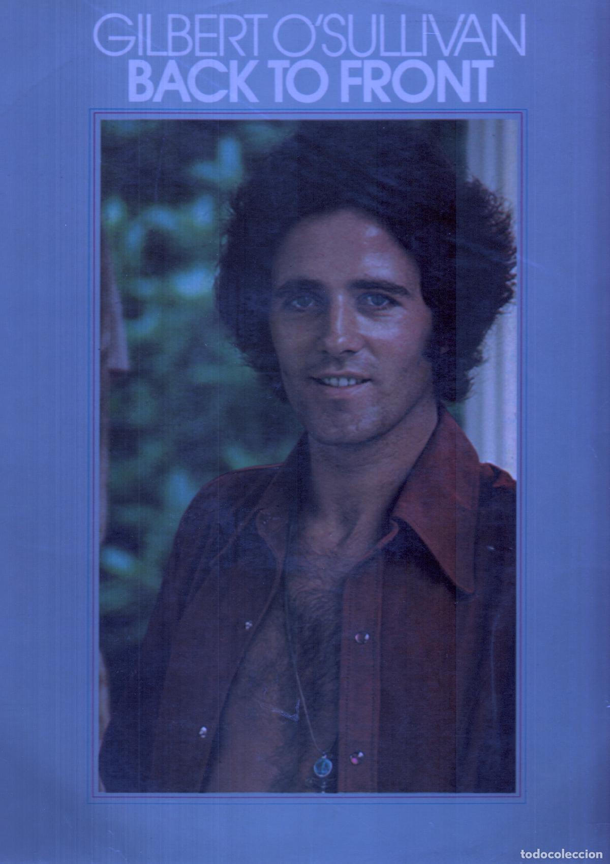 Livres anciens: DISCO LP: GILBERT O'SULLVIAN - Back to front - Gilbert O'sullivan