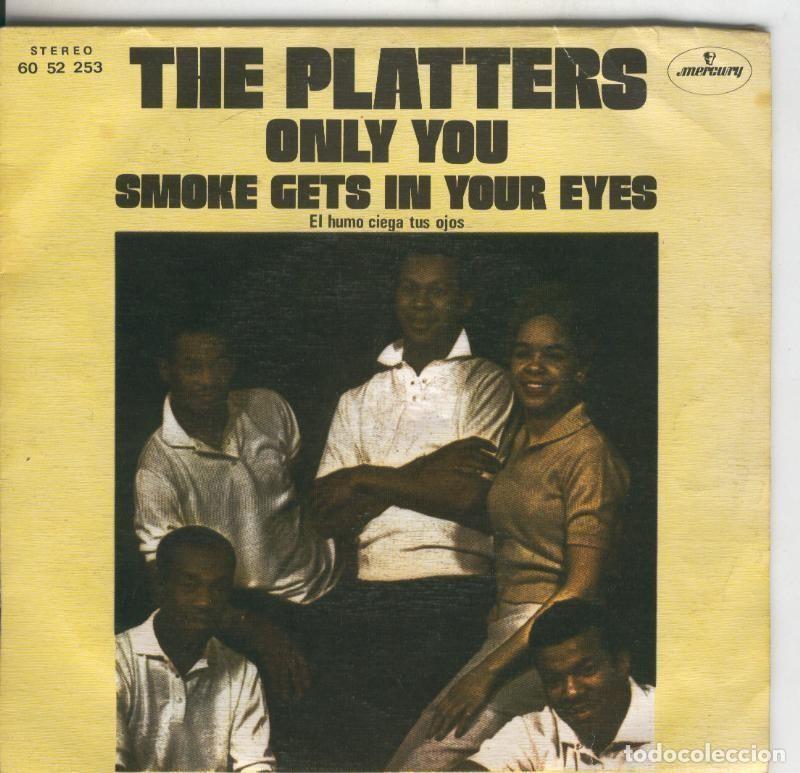 Libros antiguos: Disco de 45 r.p.m: The Platters: Only You-El humo ciega tus ojos - Varios