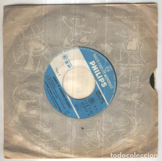 Livres anciens: Disco 45 r.p.m: RONDES ET CHANSOS DE FRANCE (Philips) - Lucienne Vernay et Les Quatre Barbus