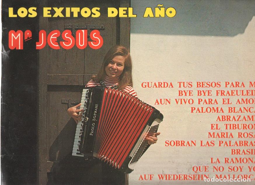 Livres anciens: Disco-LP 33rpm: MARIA JESUS Y SU ACORDEON - Los Exitos del a&ntilde;o - Maria Jesus y su Acordeon