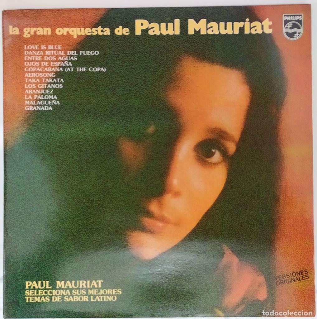 Libros antiguos: Disco/Vinilo-LP: La gran orquesta de Paul Mauriat - Varios