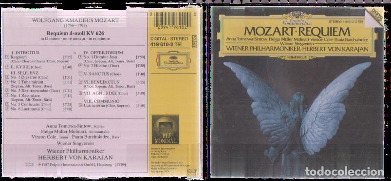 Libros antiguos: CD Musica: MOZART-REQUIEM -