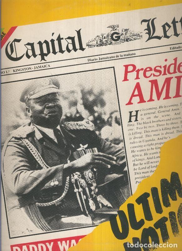 Libros antiguos: Disco LP: Capital Letters: Ultimas noticias, especial Reggae - Varios
