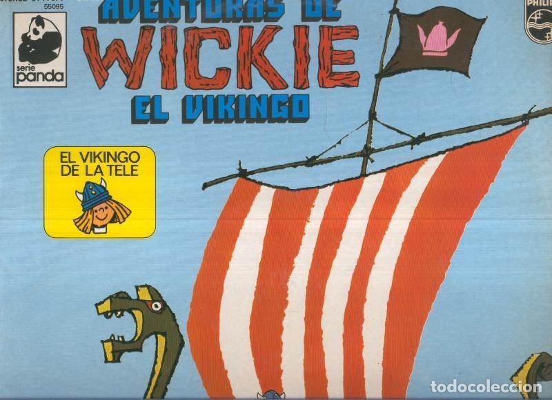 Livros antigos: Disco Vinilo LP: AVENTURAS DE WICKIE EL VIKINGO - VARIOS