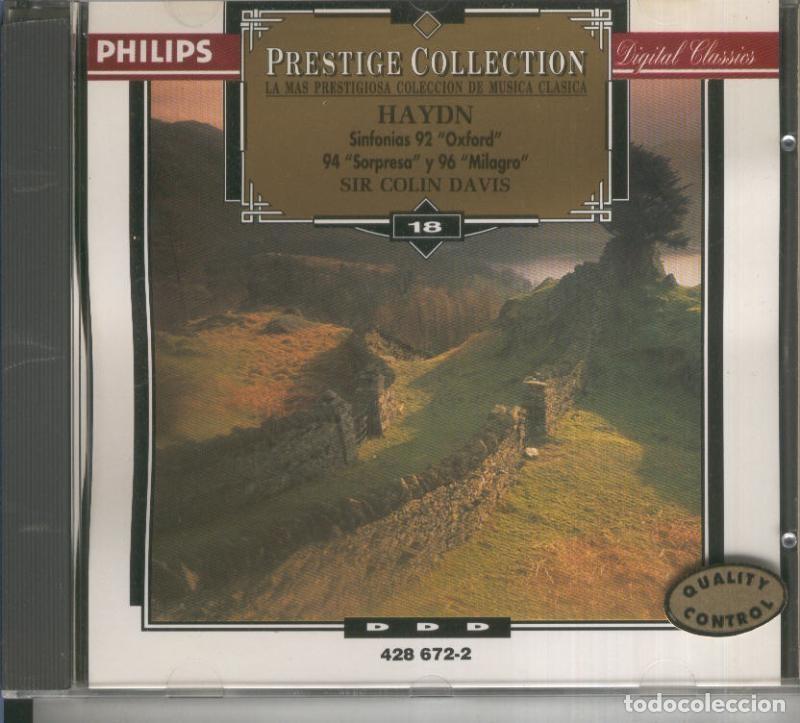 Antiquarische B&uuml;cher: CD Musica Clasica: Haydn: Sinfonias 92: Oxford, 94: Sorpresa y 96: Milagro - Varios