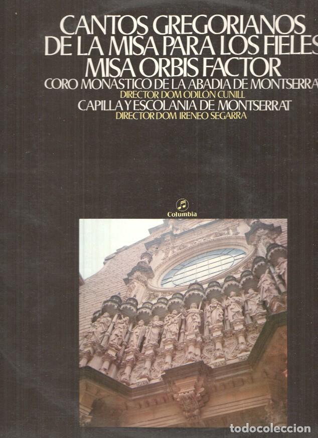 Livres anciens: LP: Cantos Gregorianos de la misa para los fieles