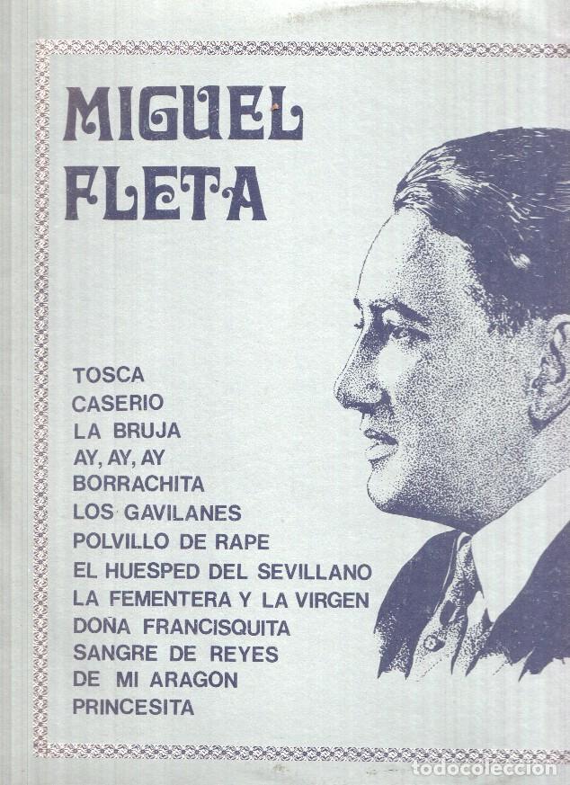 Libros antiguos: Lp: Miguel Fleta
