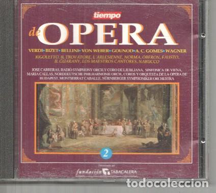Livres anciens: CD: tiempo de opera, vol. 2. Patrocinado por Fundacion tabacalera